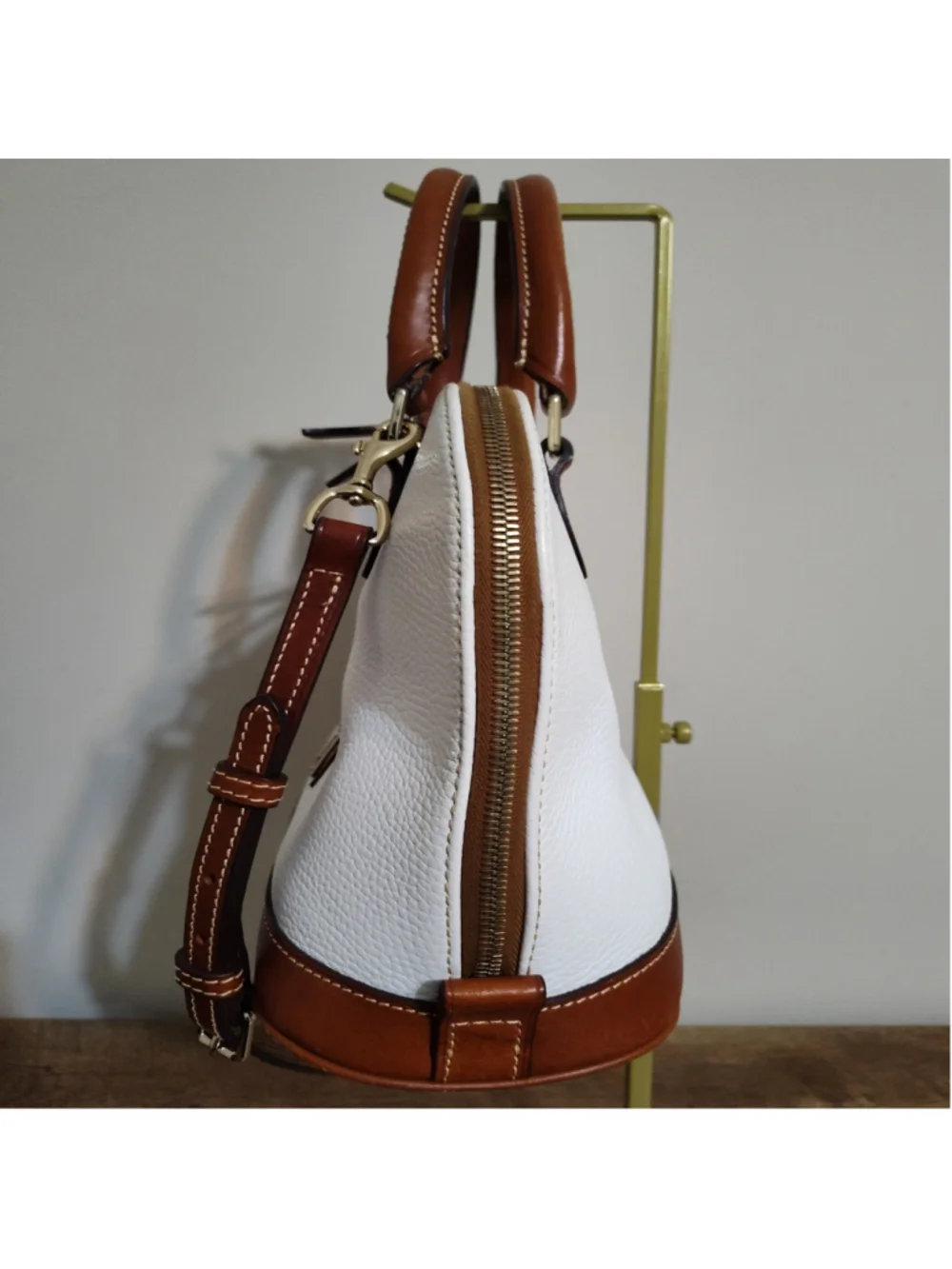 Women's Dooney & Bourke Satchel One Size White Brown